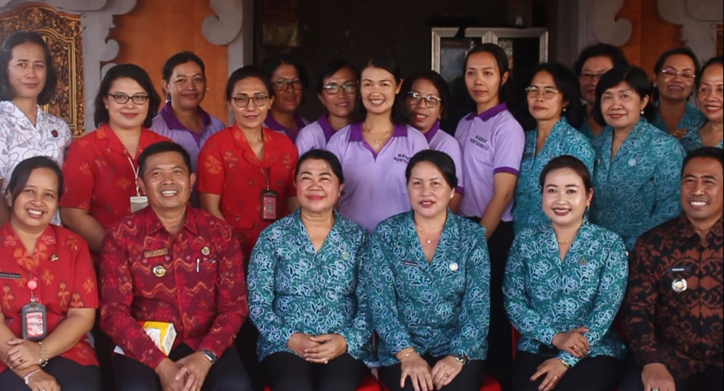 Kegiatan Video Shoot Posyandu Berprestasi Tahun 2023 Peringkat II (Kader Posyandu Melati, Br. Tegal Jaya, Desa Dalung)